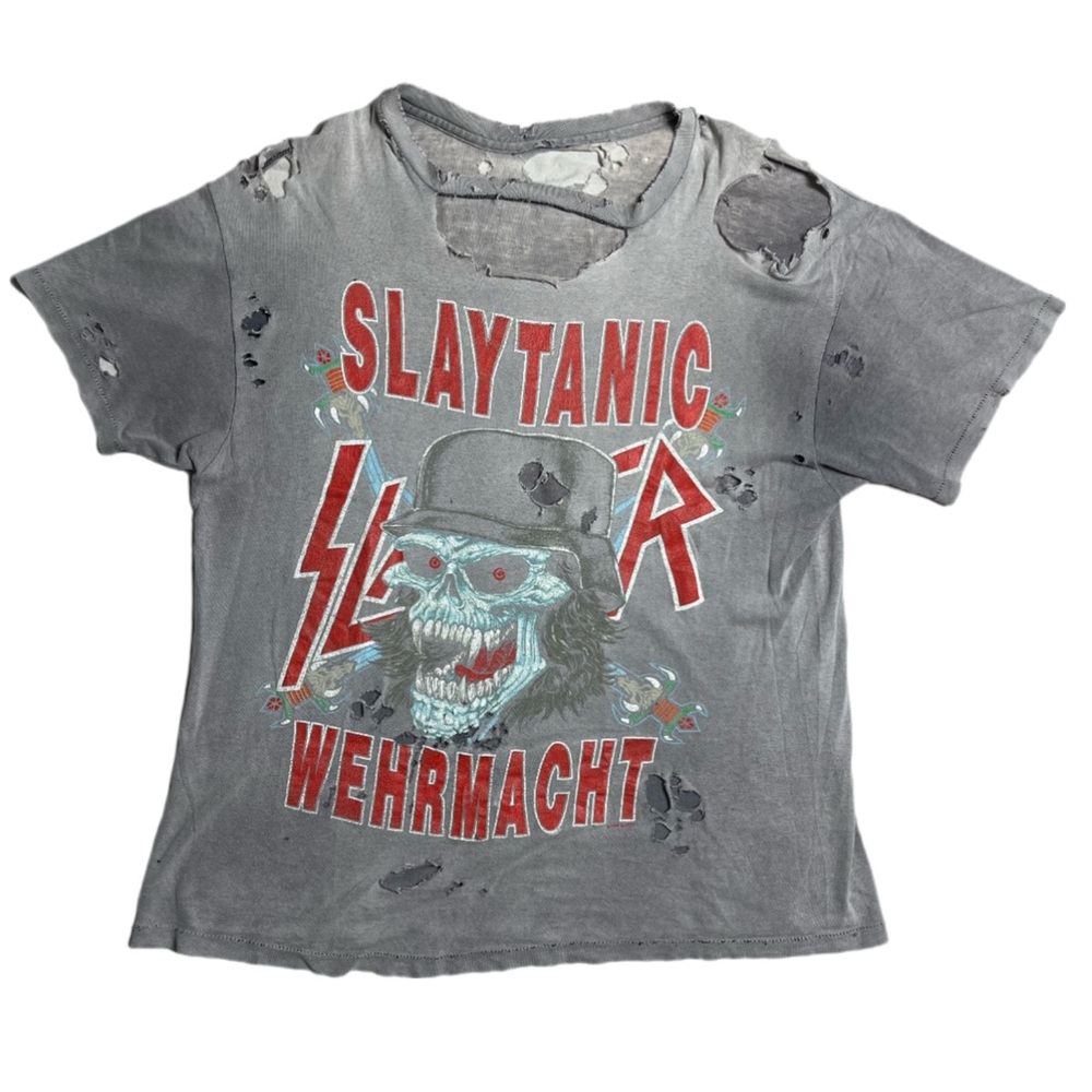 Vintage 80s Slayer Band T-Shirt